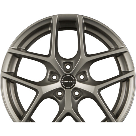 Borbet Y W7.5 R17 PCD5x114.3 ET47 DIA72.5 matt titan